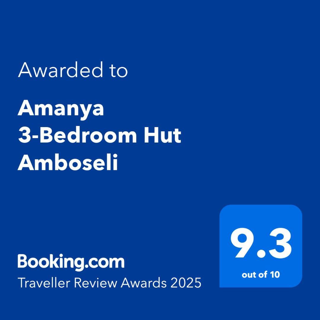 Amanya 3-Bedroom Hut Amboseli Eksteriør billede
